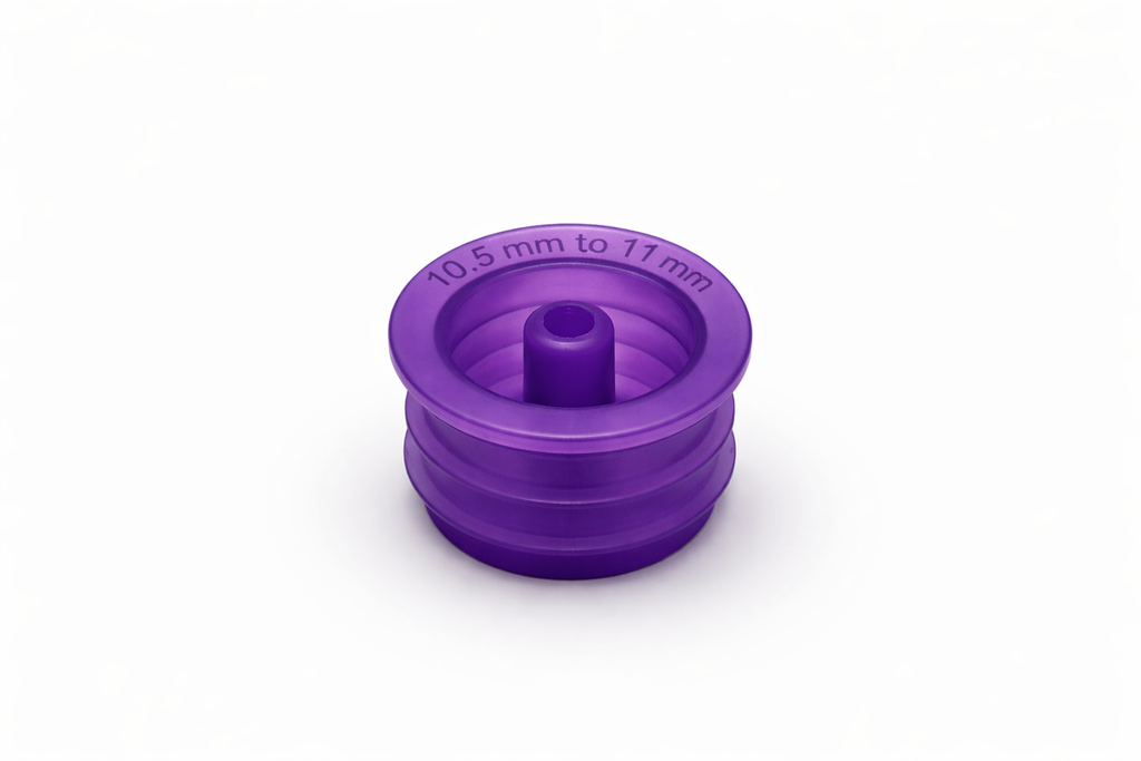 ENFit Reusable Medicine Bottle Adapter, 10.5mm-11mm. 5, 10, and 20 packs available