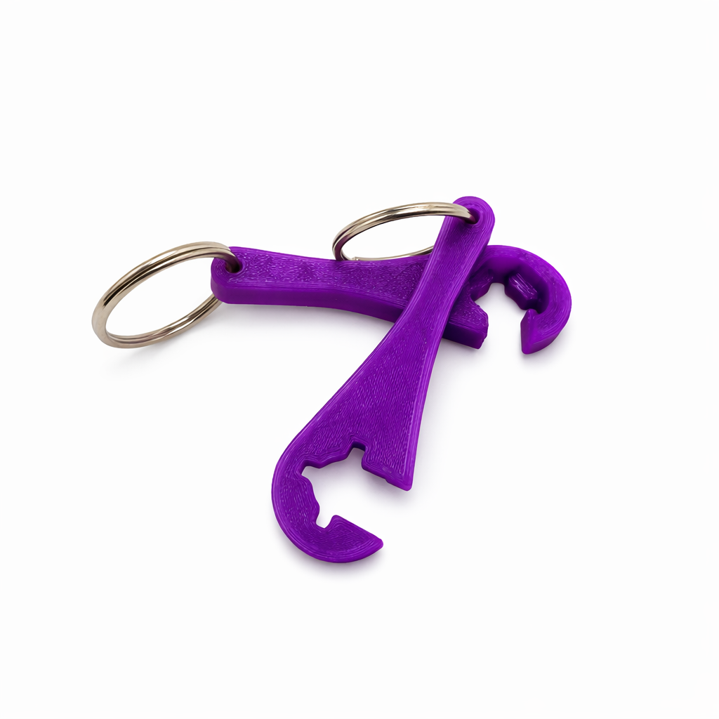 Omni ENFit Keychain Wrench (2-Pack) – Portable Clip-On Tool for Stuck Connectors & Feeding Bag Priming (ISO 80369-3 Compatible)