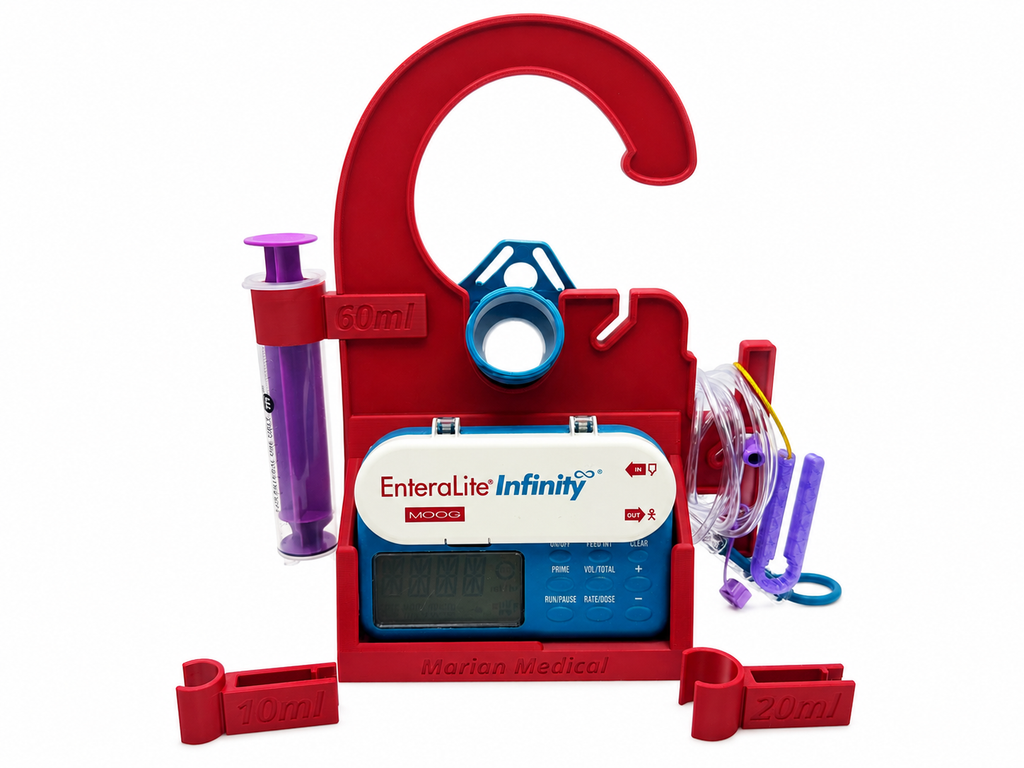 Marian Medical Feeding Pump Holder with Interchangeable Syringe Holders
