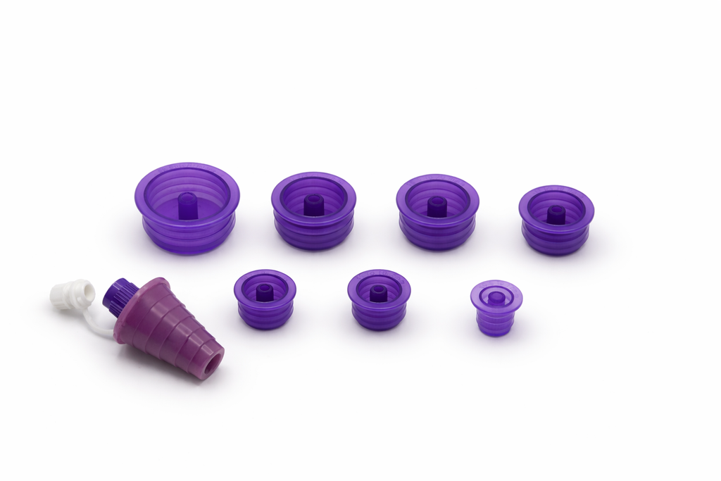 ENFit® Enteral Feeding Combo Pack – Reusable Syringes & Bottle Adapter Sample Pack