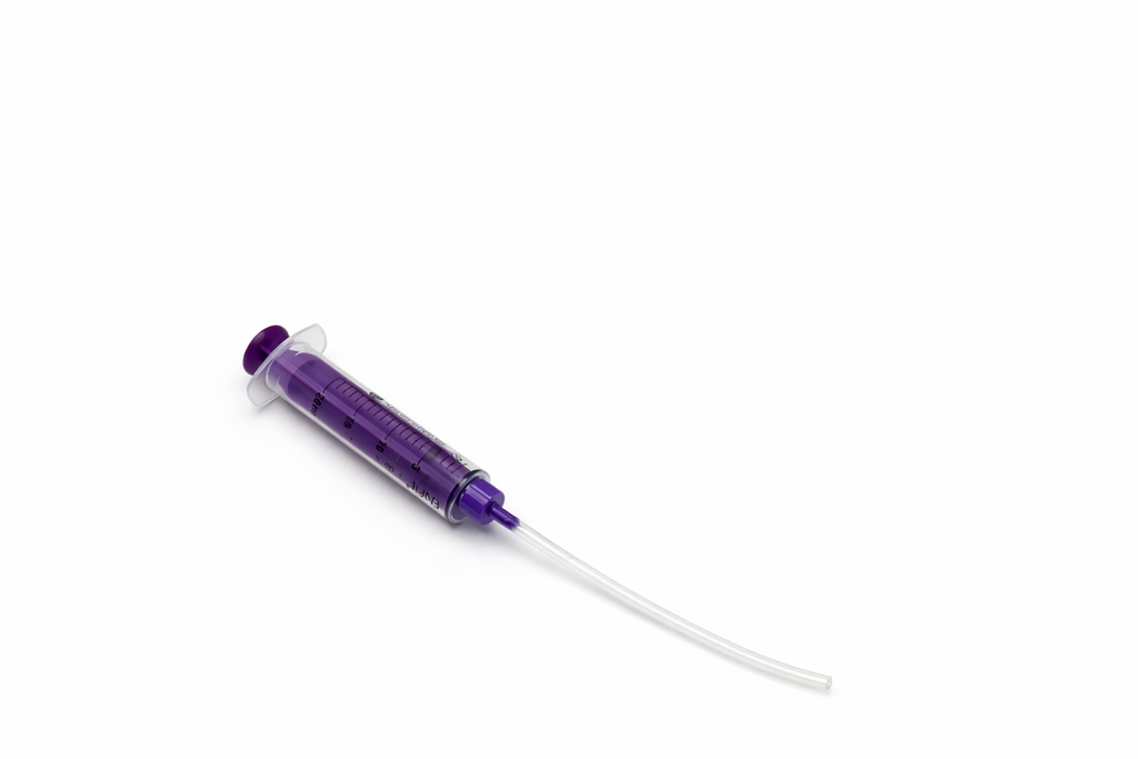 ENFit Transfer Straws 5.5” – Medicine / Milk Straws (5 Pack) with 20 mL Reusable ENFit Syringe