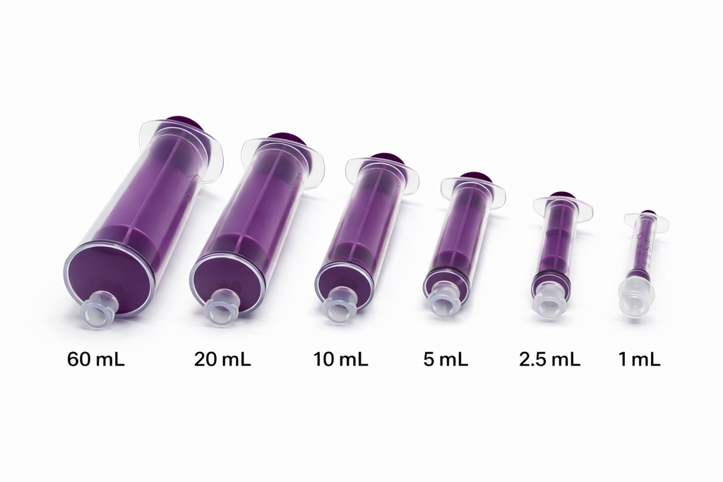 ENFit Reusable Syringes Home Care Assortment Pack – 30 Count