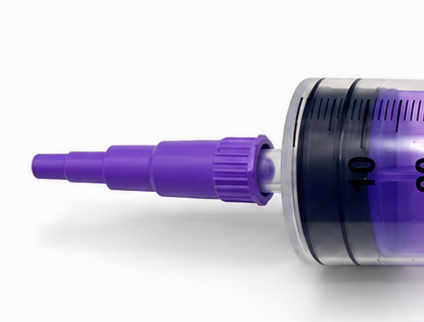 Sterile ENFit transition connectors designed to adapt compatible ENFit syringes for irrigation and legacy enteral connections. Individually packaged and available in 10, 20, and 30 packs.